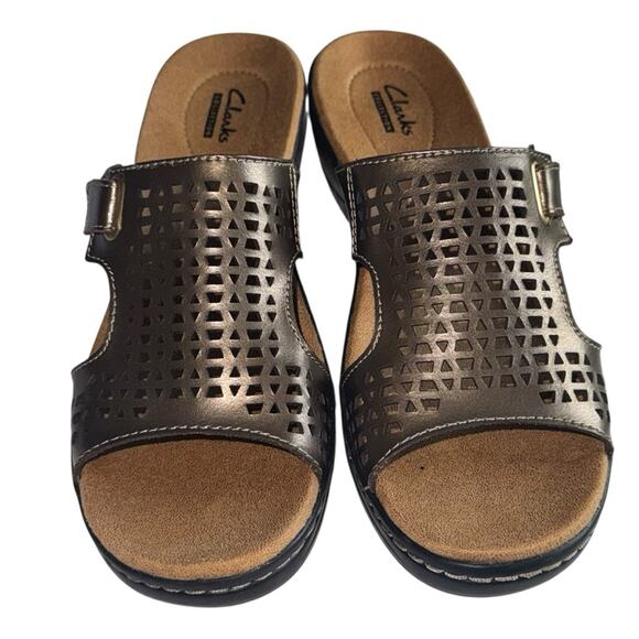 Clarks HAYLA SAMOA Women's Slide Sandals NEW Size 8 - Picture 3 of 10